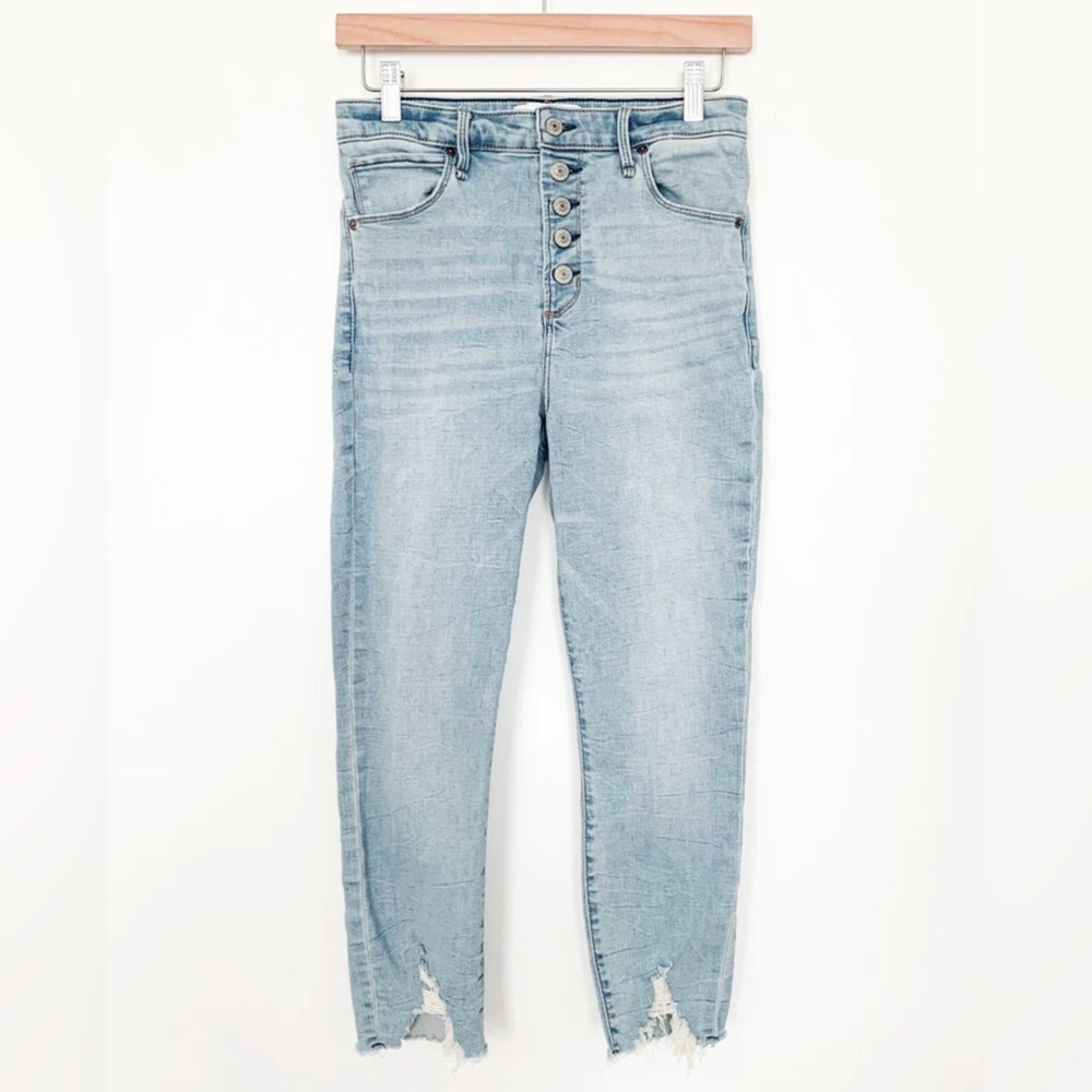 Women’s Abercrombie High Rise Super Skinny Ankle Jean Light Wash